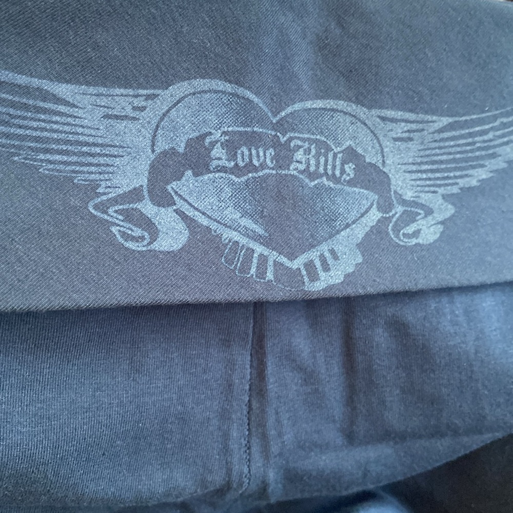 Le Donne Cotton Stretch Fold Over Logo Gym/Yoga Pants Never Used - Picture 8 of 16